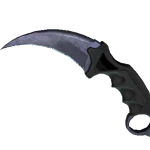 ★ StatTrak™ Karambit | Blue Steel (Well-Worn)