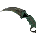 ★ StatTrak™ Karambit | Boreal Forest (Well-Worn)