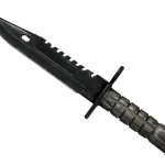 ★ StatTrak™ M9 Bayonet | Black Laminate (Well-Worn)