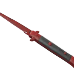 ★ Stiletto Knife | Crimson Web (Well-Worn)